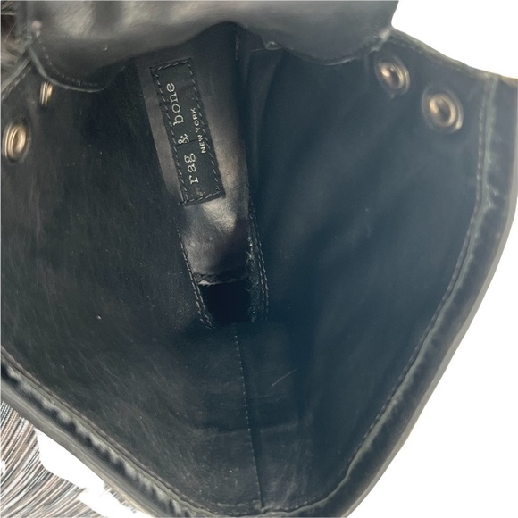 rag & bone Black Suede Lace Up Wedge Boots Size 38 Women’s - Picture 9 of 13